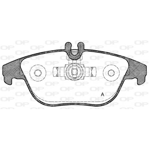 BRAKE PADS OPEN PARTS 1PCS 