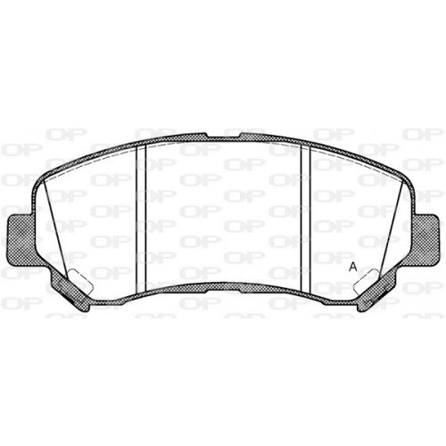 BRAKE PADS OPEN PARTS 1PCS 