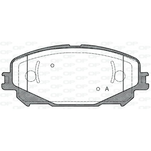 OP BRAKE PADS 1PC 