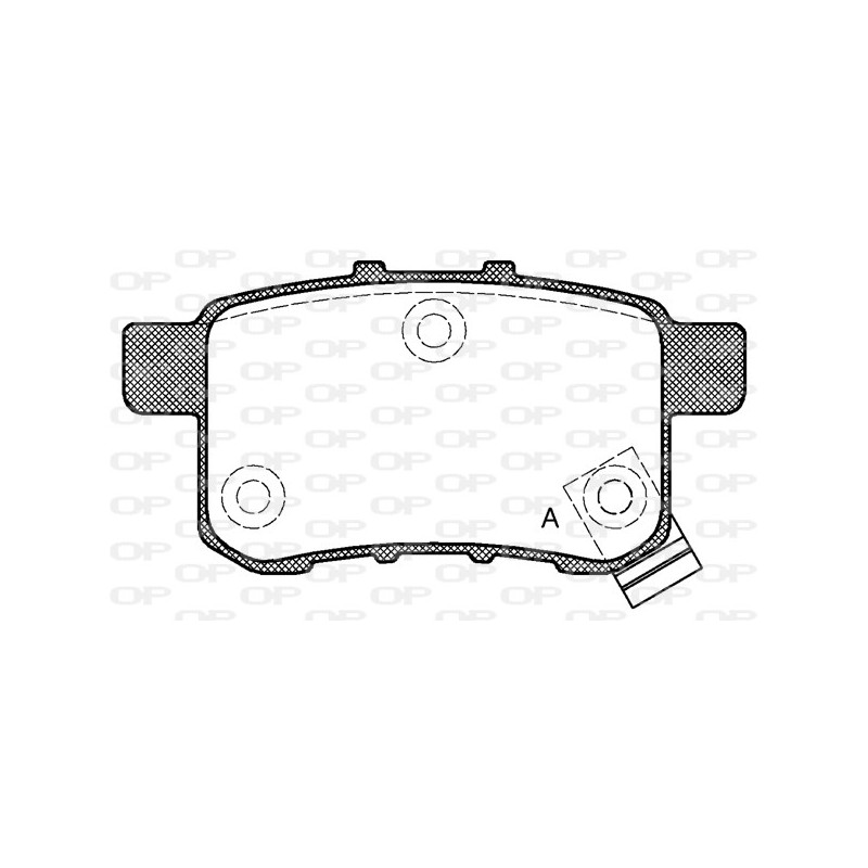 BRAKE PADS OPEN PARTS 1PCS ... 