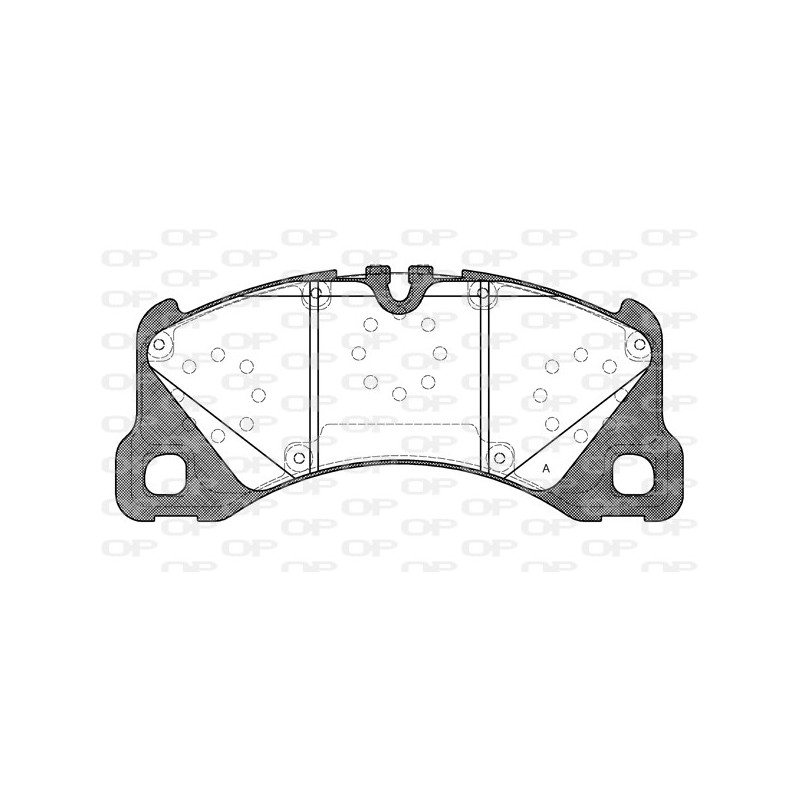 BRAKE PADS OPEN PARTS 1PCS 