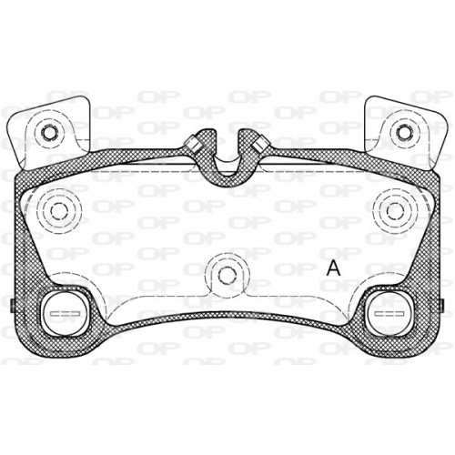 BRAKE PADS OPEN PARTS 1PCS ... 