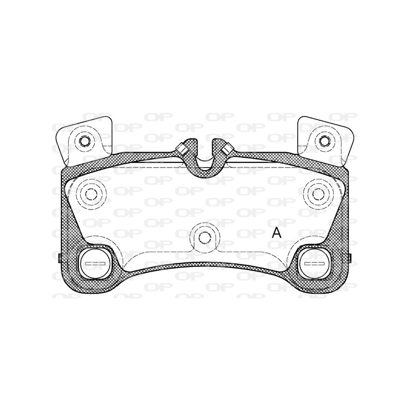 BRAKE PADS OPEN PARTS 1PCS ... 