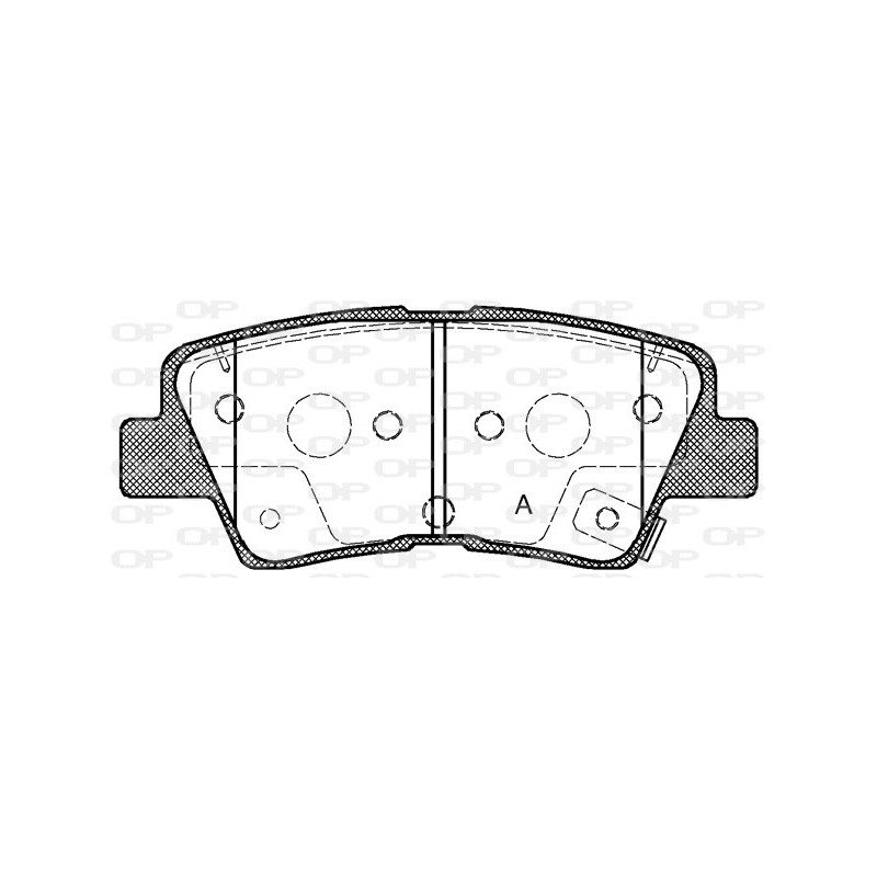 BRAKE PADS OPEN PARTS 1PCS 