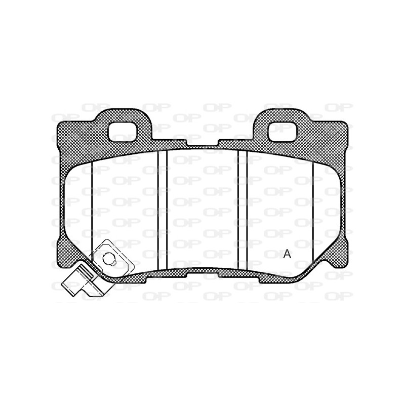 BRAKE PADS OPEN PARTS 1PCS 