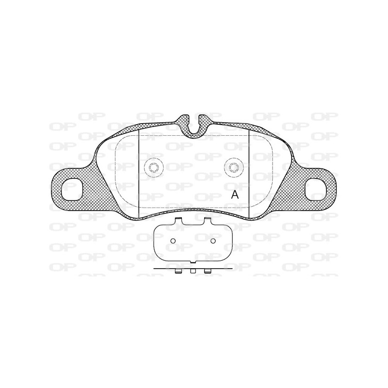BRAKE PADS OPEN PARTS 1PCS 