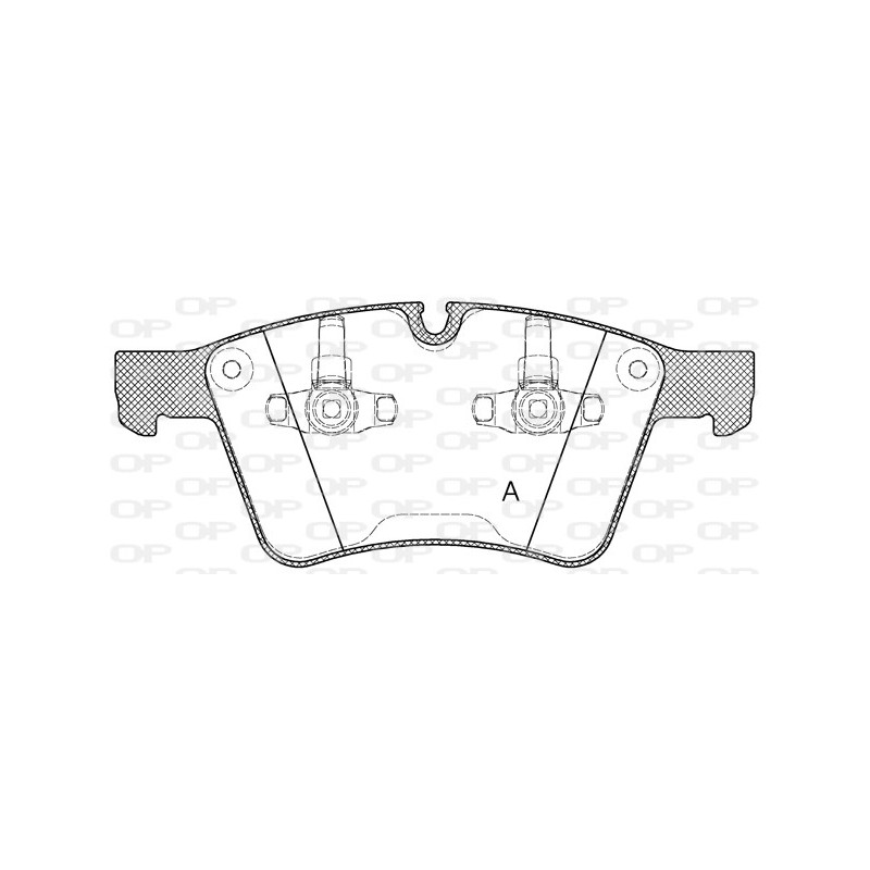 BRAKE PADS OPEN PARTS 1PCS *ESAURIM 