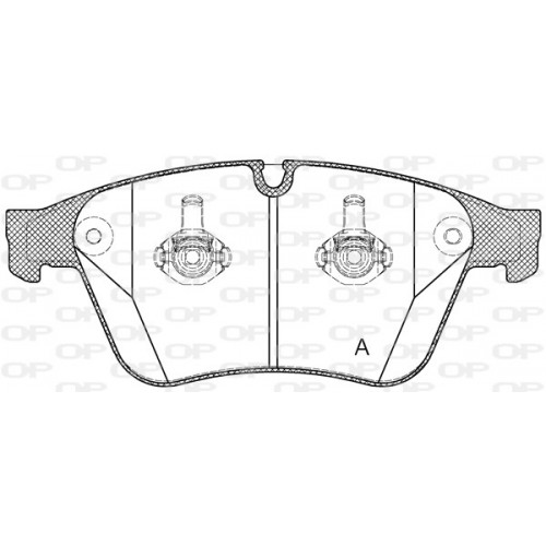 BRAKE PADS OPEN PARTS 1PCS *ESAURIM 