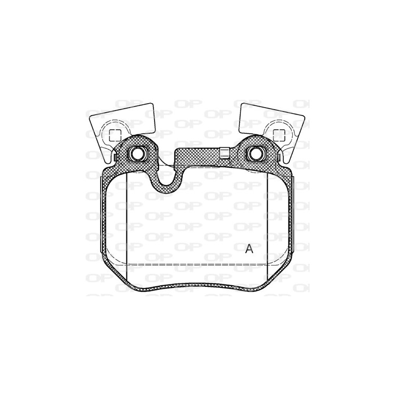 BRAKE PADS OPEN PARTS 1PCS 