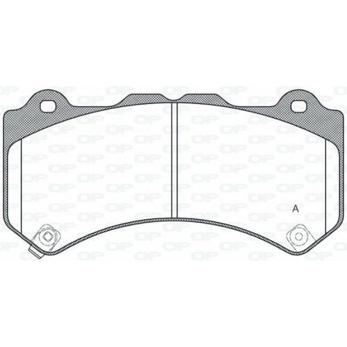 BRAKE PADS OPEN PARTS 1PCS 