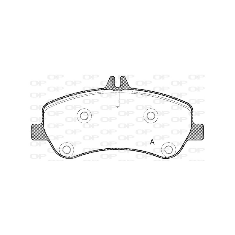BRAKE PADS OPEN PARTS 1PCS 