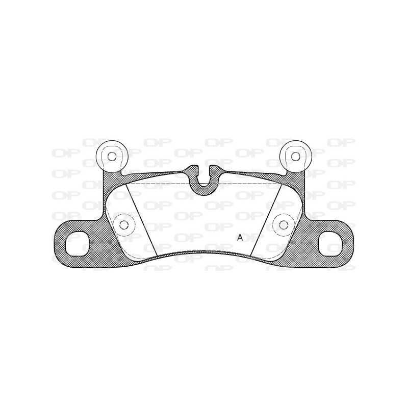BRAKE PADS OPEN PARTS 1PCS 
