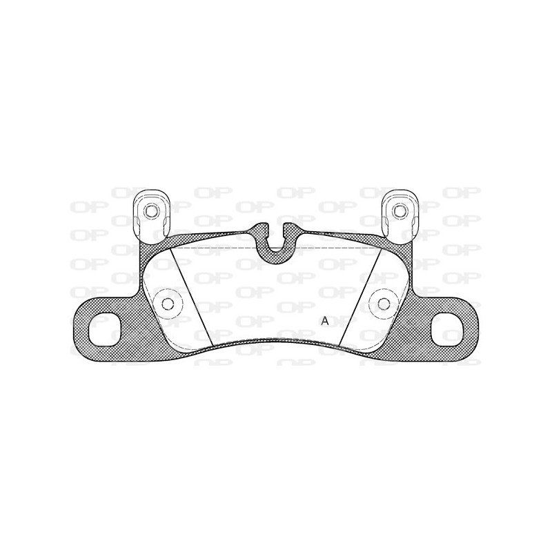 BRAKE PADS OPEN PARTS 1PCS 