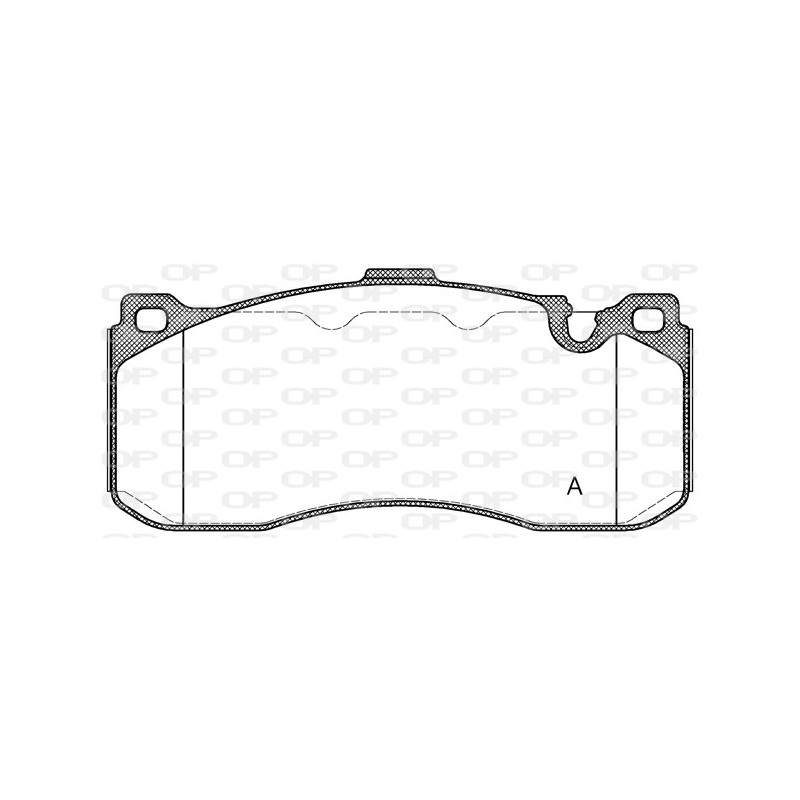 BRAKE PADS OPEN PARTS 1PCS 