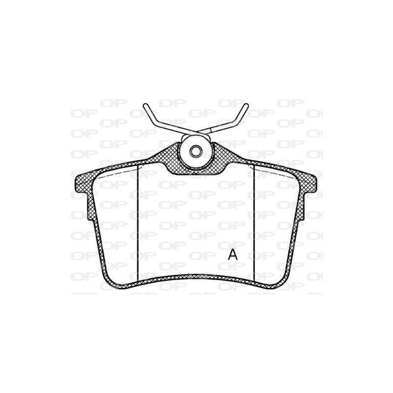 BRAKE PADS OPEN PARTS 1PCS 