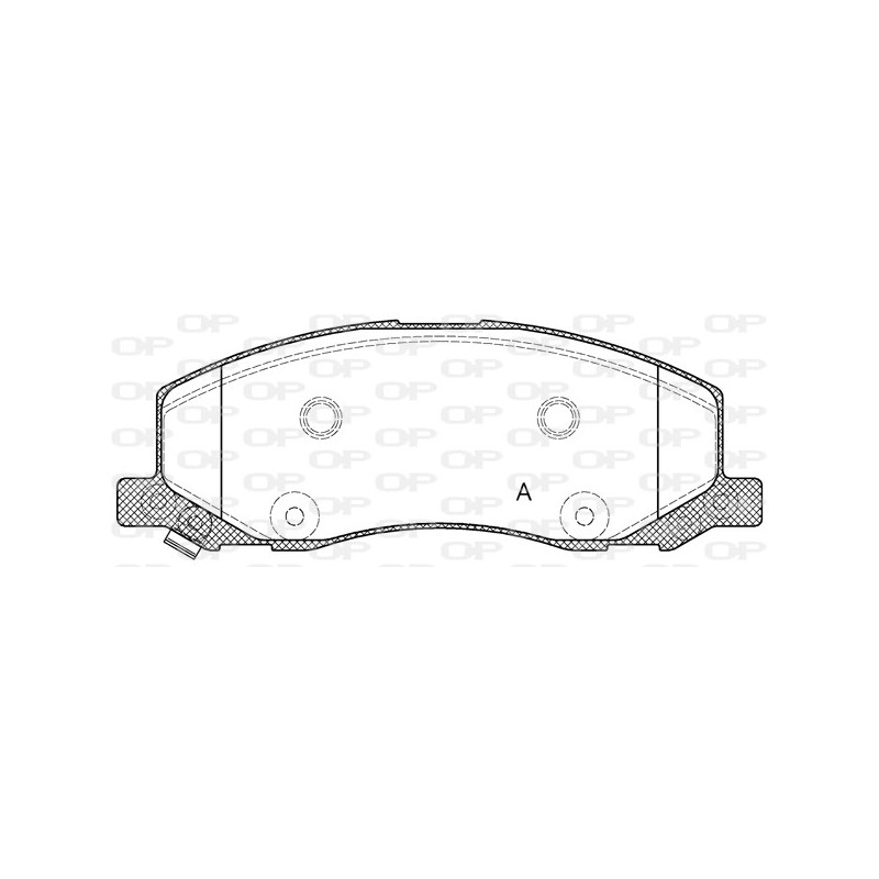 BRAKE PADS OPEN PARTS 1PCS 