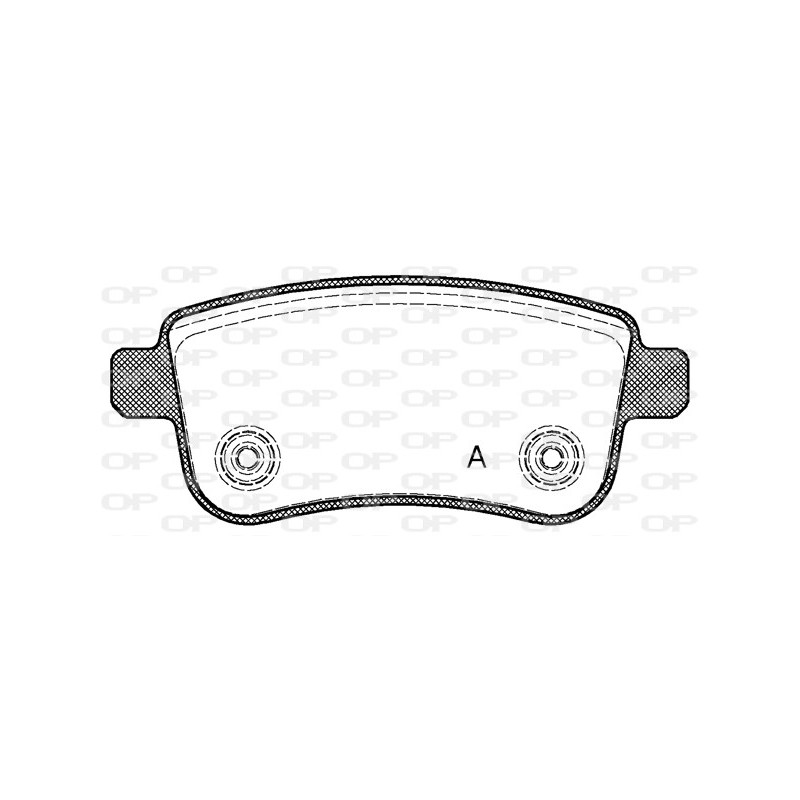 BRAKE PADS OPEN PARTS 1PCS 