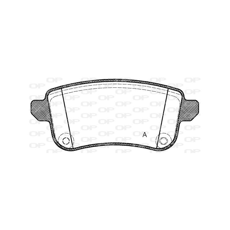 BRAKE PADS OPEN PARTS 1PCS 
