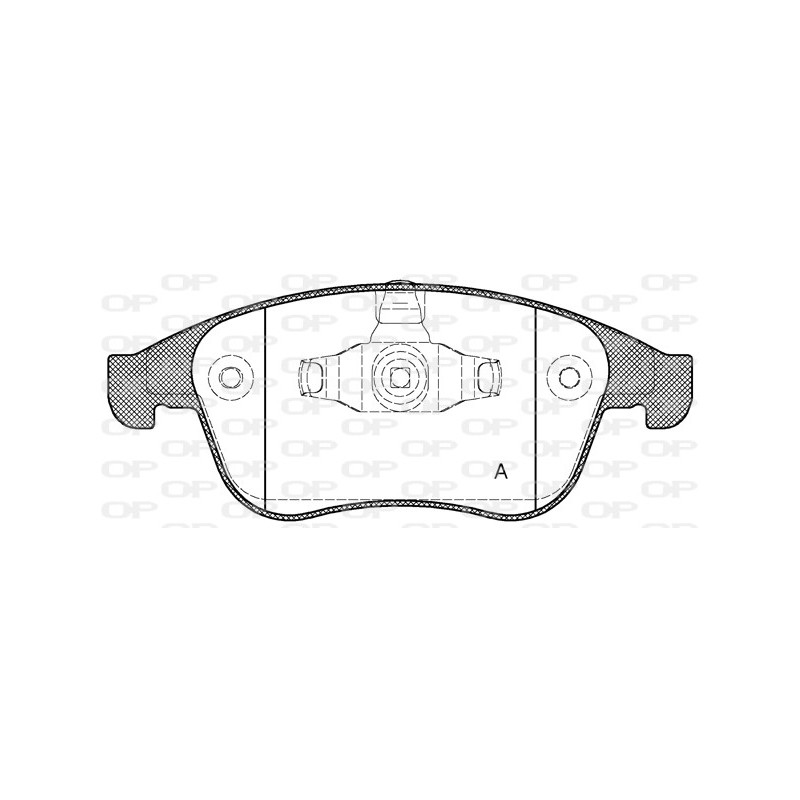 BRAKE PADS OPEN PARTS 1PCS 