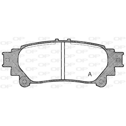 BRAKE PADS OP *ESAURIM 1PCS 