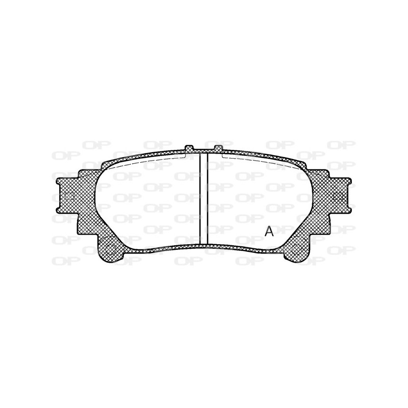 BRAKE PADS OP *ESAURIM 1PCS 