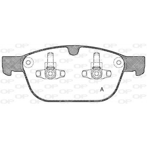 BRAKE PADS OPEN PARTS 1PCS 