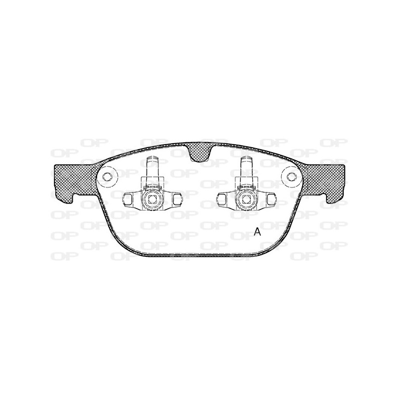 BRAKE PADS OPEN PARTS 1PCS 