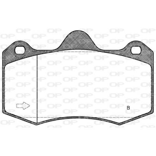 BRAKE PADS OPEN PARTS 1PCS ... 