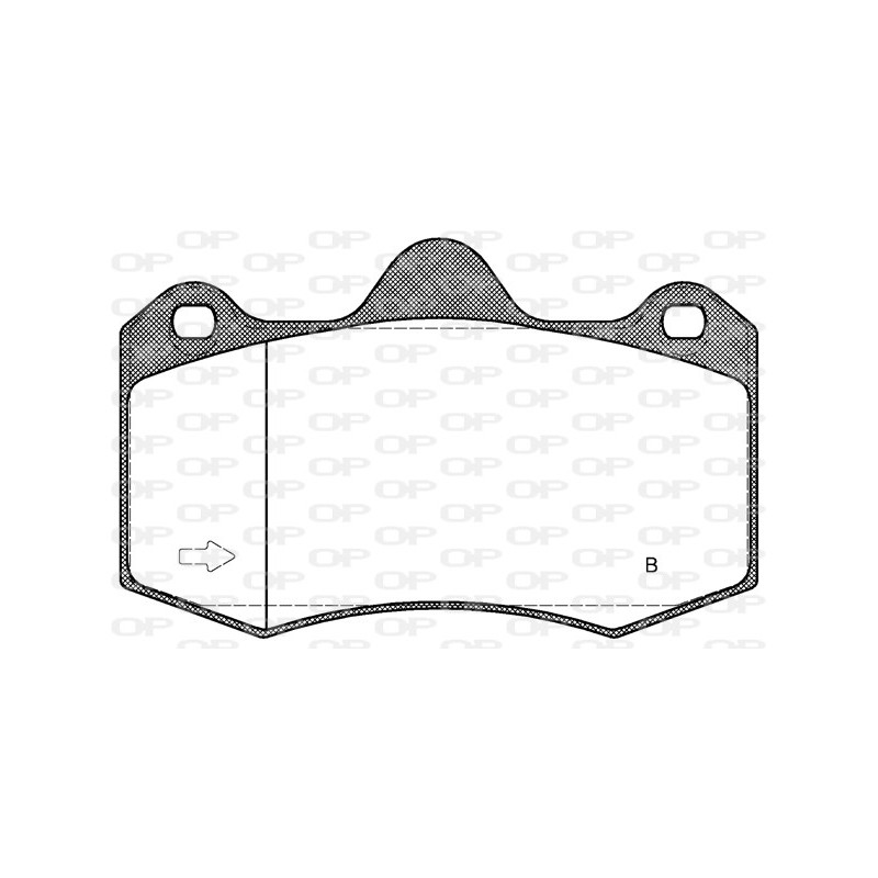 BRAKE PADS OPEN PARTS 1PCS ... 