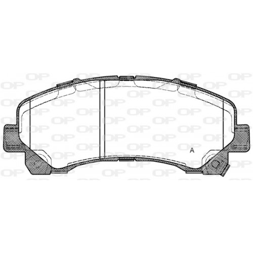 BRAKE PADS OPEN PARTS 1PCS 