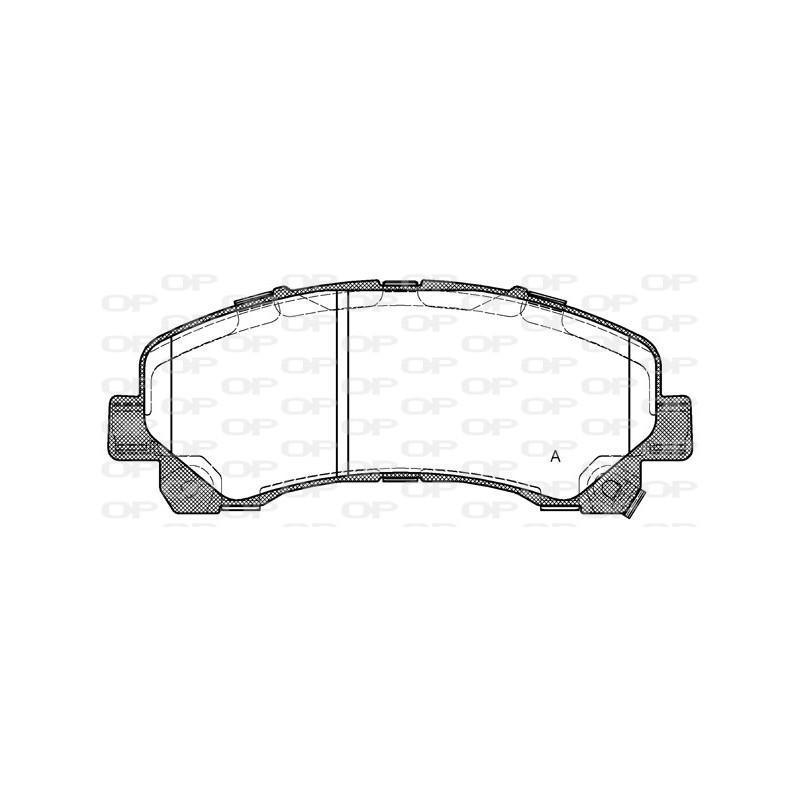 BRAKE PADS OPEN PARTS 1PCS 