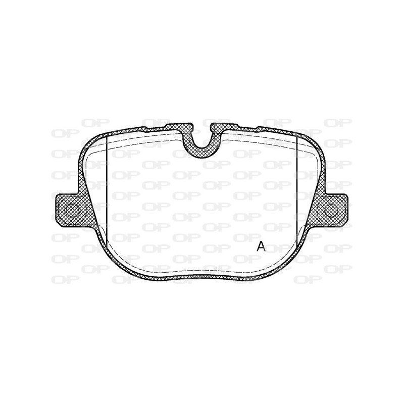 BRAKE PADS OPEN PARTS 1PCS 