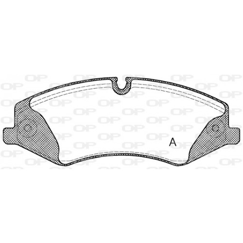 BRAKE PADS OPEN PARTS 1PCS 