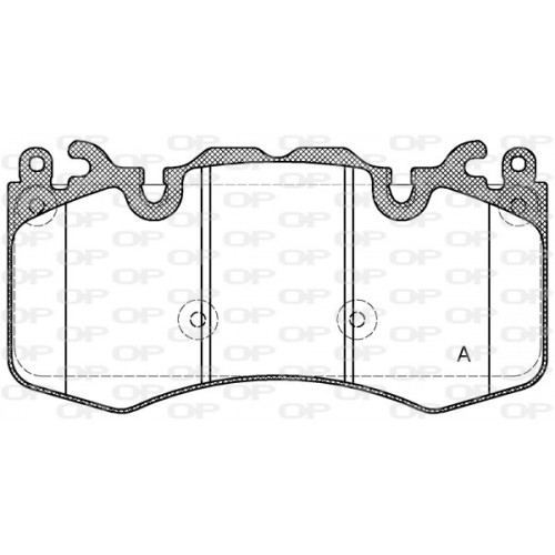 BRAKE PADS OPEN PARTS 1PCS 