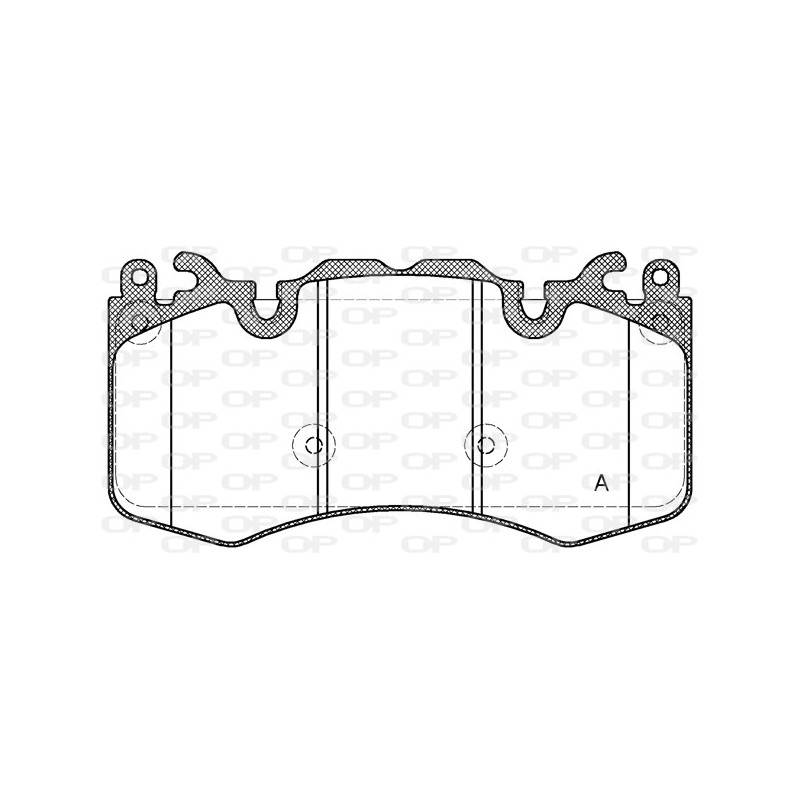 BRAKE PADS OPEN PARTS 1PCS 