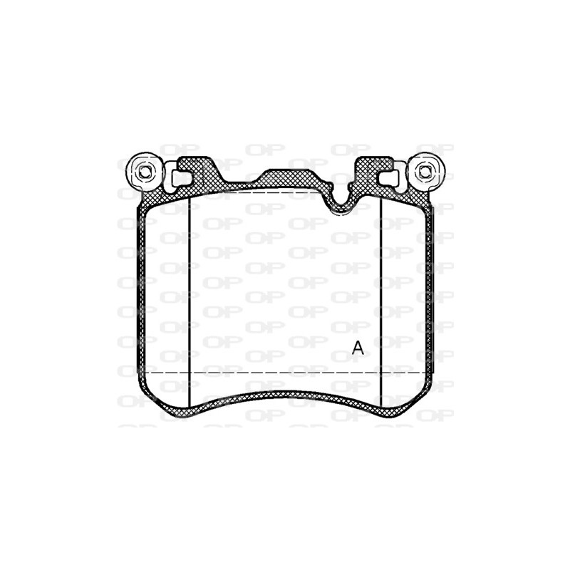 BRAKE PADS OPEN PARTS 1PCS 