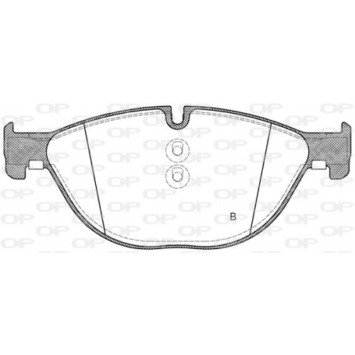 BRAKE PADS OPEN PARTS 1PCS 