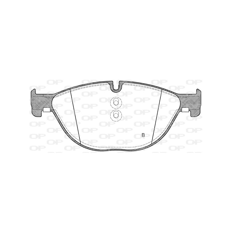 BRAKE PADS OPEN PARTS 1PCS 