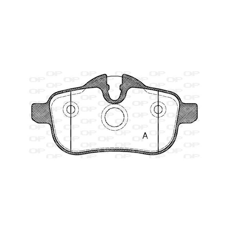 BRAKE PADS OPEN PARTS 1PCS 