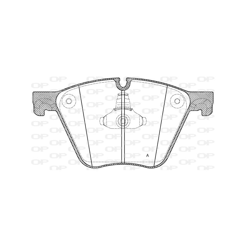 BRAKE PADS OPEN PARTS 1PCS 