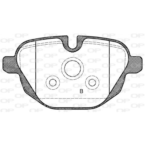 BRAKE PADS OPEN PARTS 1PCS 