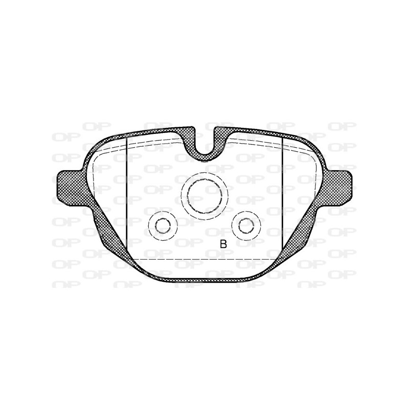 BRAKE PADS OPEN PARTS 1PCS 