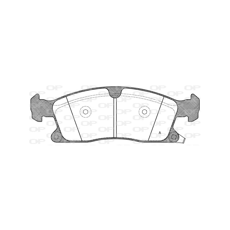 BRAKE PADS OPEN PARTS 1PCS 