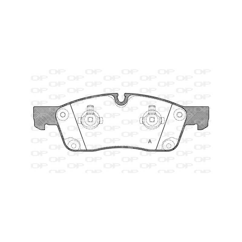 BRAKE PADS OPEN PARTS 1PCS 