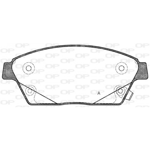 BRAKE PADS OPEN PARTS 1PCS 