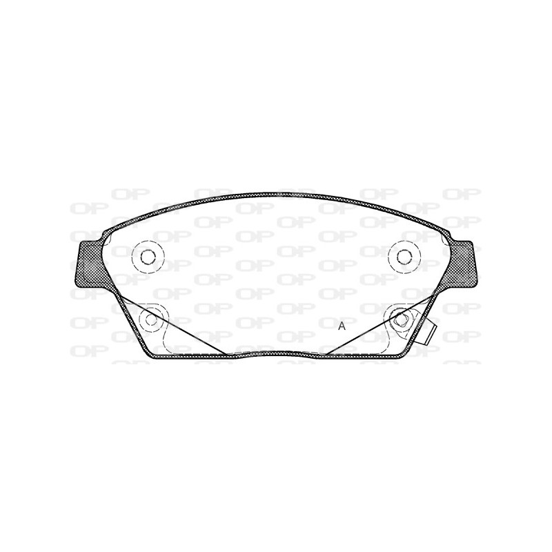 BRAKE PADS OPEN PARTS 1PCS 
