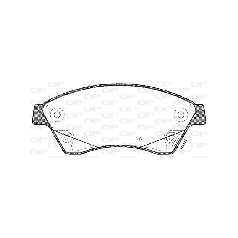 BRAKE PADS OPEN PARTS 1PCS 