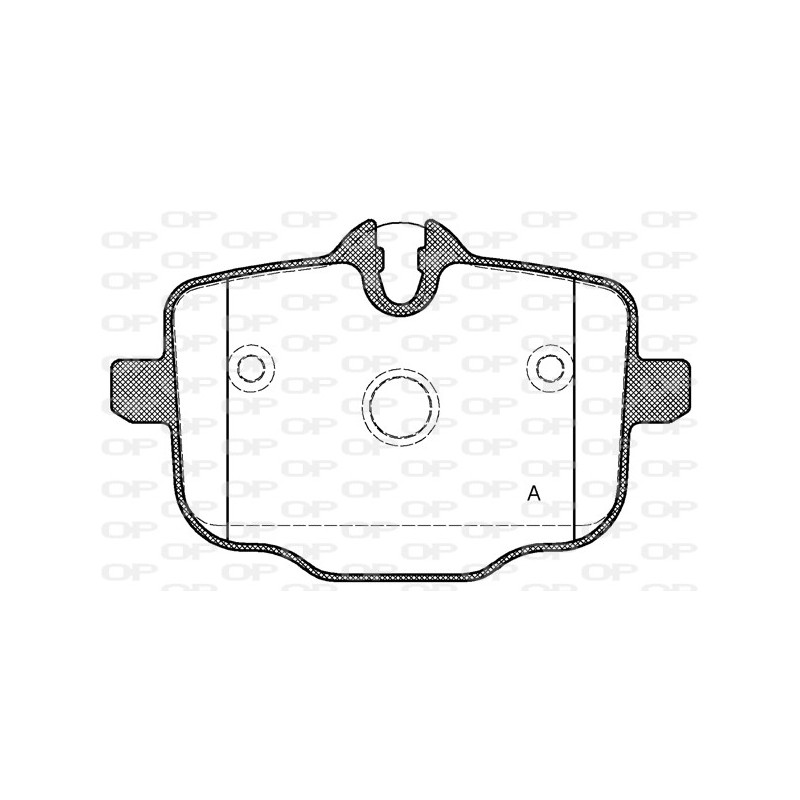 BRAKE PADS OPEN PARTS 1PCS 