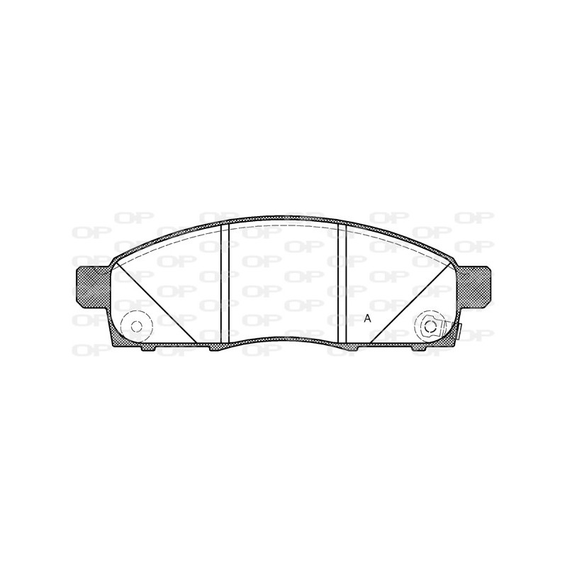 BRAKE PADS OPEN PARTS 1PCS 
