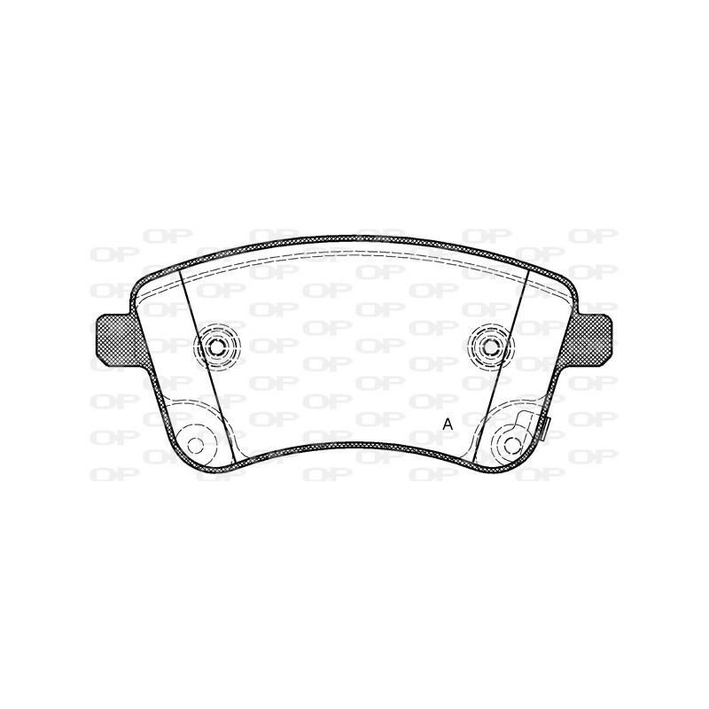 BRAKE PADS OPEN PARTS 1PCS 